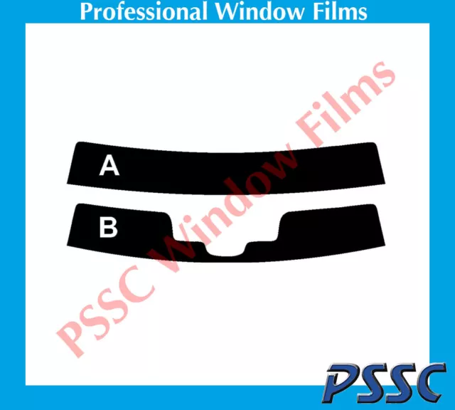 PSSC Pre Cut Sun Strip Car Window Films - Renault Megane II 3 Door 2002 to 2015