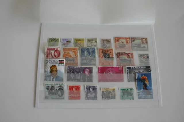 Lot Briefmarken aus Ostafrika