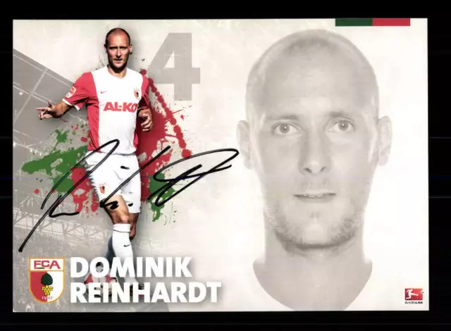 Dominik Reinhardt Autogrammkarte FC Augsburg 2014-15 Original Signiert+A 188697