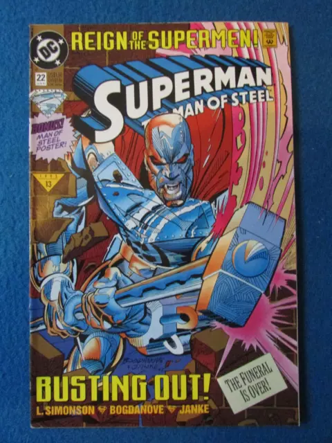 Superman The Man of Steel Issue 22 DC Comics June 1993