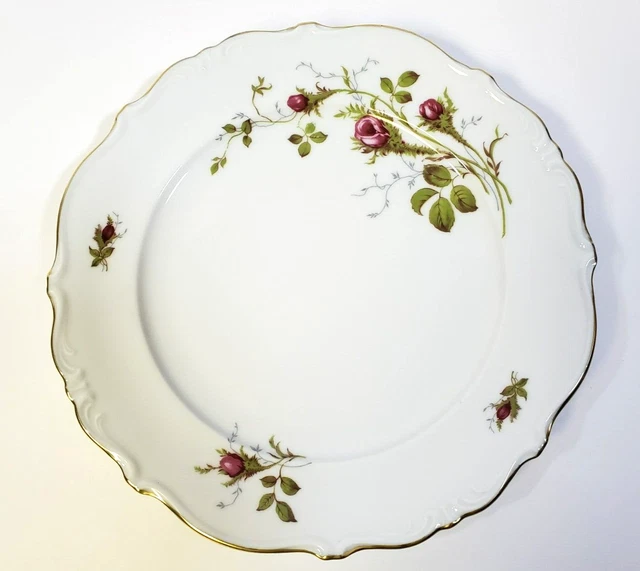 1 Eschenbach Dinner Plate Briar Rose 10"Fine China Bavaria Germany (5 available)