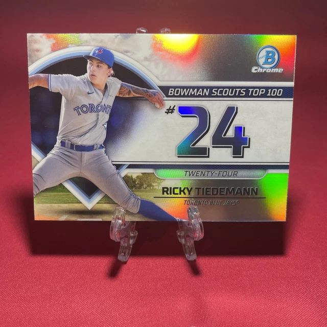 2023 BOWMAN RICKY Tidemann Bowman Scouts Top 100 Insert Card BTP24 1