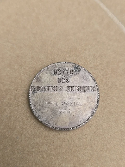 France Union Des Industries Chimiques - Marcel Pignon 1951, Argent, - Suffren Numismatique