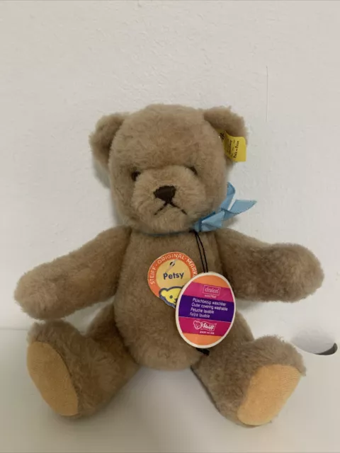 Steiff Knopf Im Ohr Dralon Teddy „petsy“ Ca.22cm 0242/24