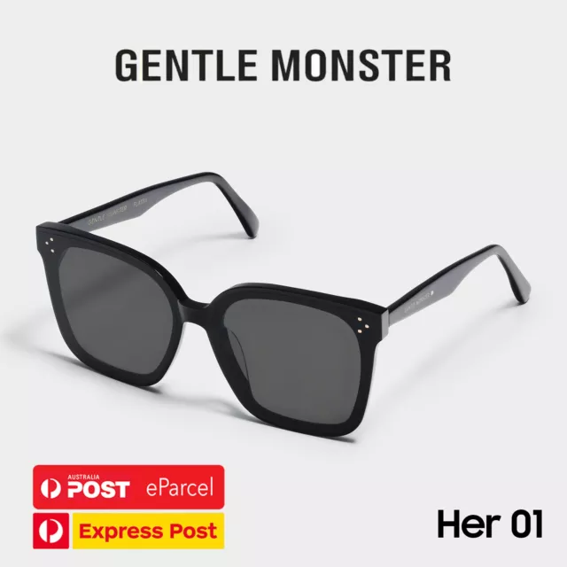 Gentle Monster Her 01 Unisex womens Sunglasses Summer accessories Brand new