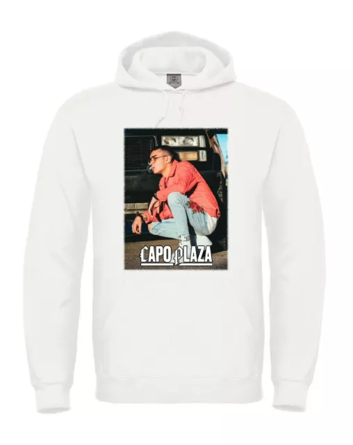 FELPA CAPPUCCIO CAPOPLAZA v.1 italian rapper maglia t shirt capo