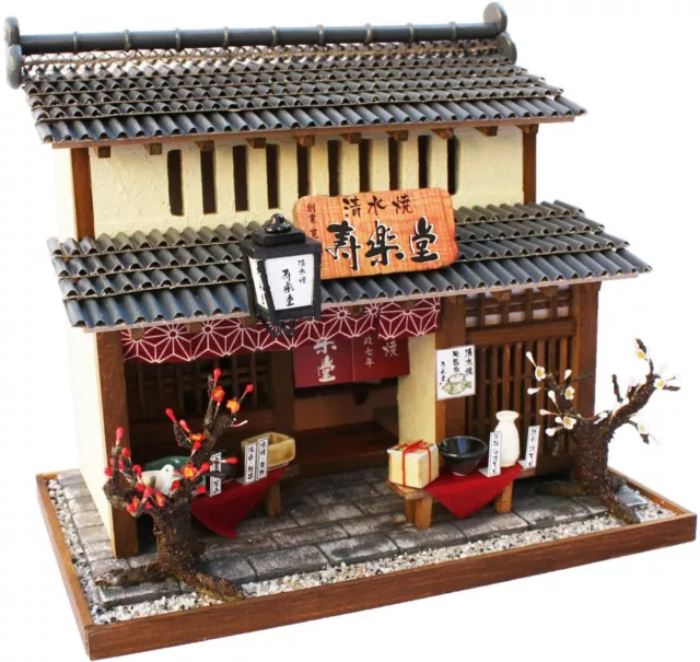 Billy Handmade Dollhouse Kit Kyoto Series Kyomachiya Kit II Pottery Shop Japan