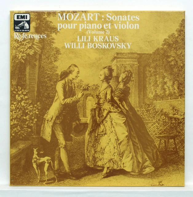 LILI KRAUS, BOSKOVSKI - MOZART violin & piano sonatas vol.2 EMI 4xLPs box NM LILI KRAUS, BOSKOVSKI - MOZART violin & piano sonatas vol.2 EMI 4xLPs box NM