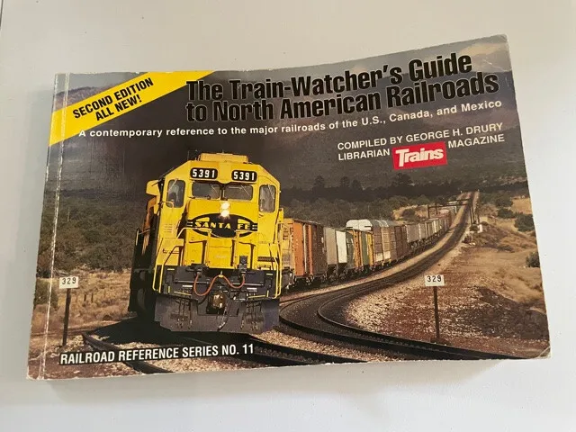 Train-Watcher's Guide to North American Railroads (Paperback)