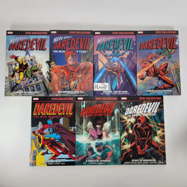 Daredevil Epic Collection Volumes 1 2 3 4 5 13 14 15 16 18 19 20 21 Used VG