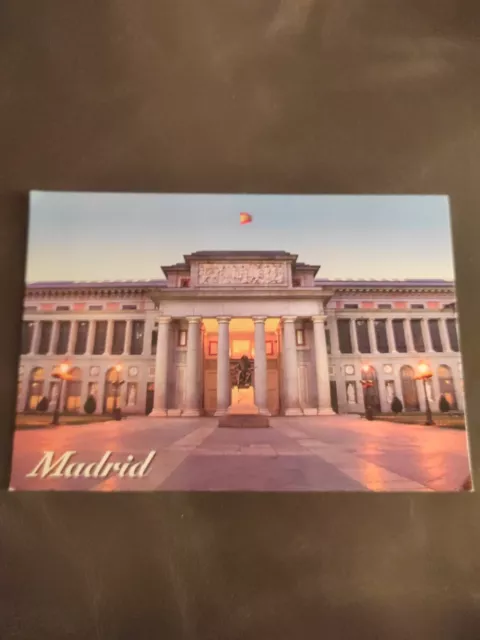 Tarjeta Postal Del Museo Del Prado De Madrid (España)