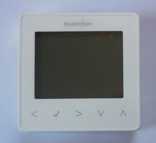 HEATMISER  neoStat  Glacier White DIGITAL PROGRAMMABLE THERMOSTAT. 80 TO 230V