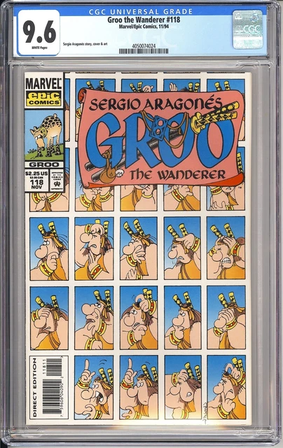 Groo The Wanderer 118 CGC 9.6 4050074024 Sergio Aragonés! SCARCE! Low Print