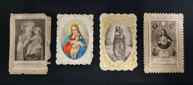 Santini Holy Cards Fustellati Primi '900