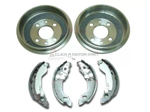 Fiat Punto Mk1 Rear Brake Drums X2 &  Brake Shoes New