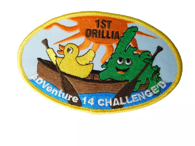 Boy Scouts Canada Patch 1St Orillia Adventure 14 Challenge Lrg Badge Collector