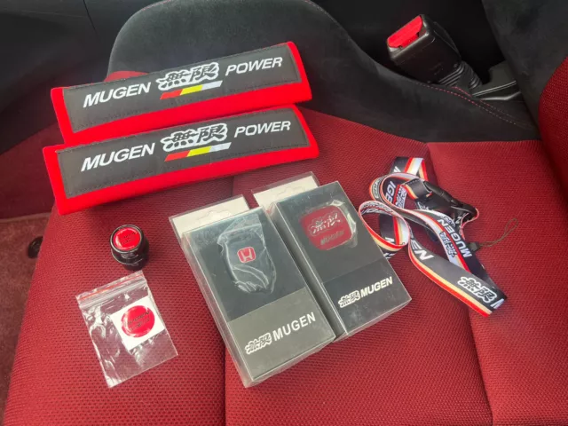 Paquete De Variedades Mugen Para Caber Dentro Honda Civic Fn2 Tipo R Rojo