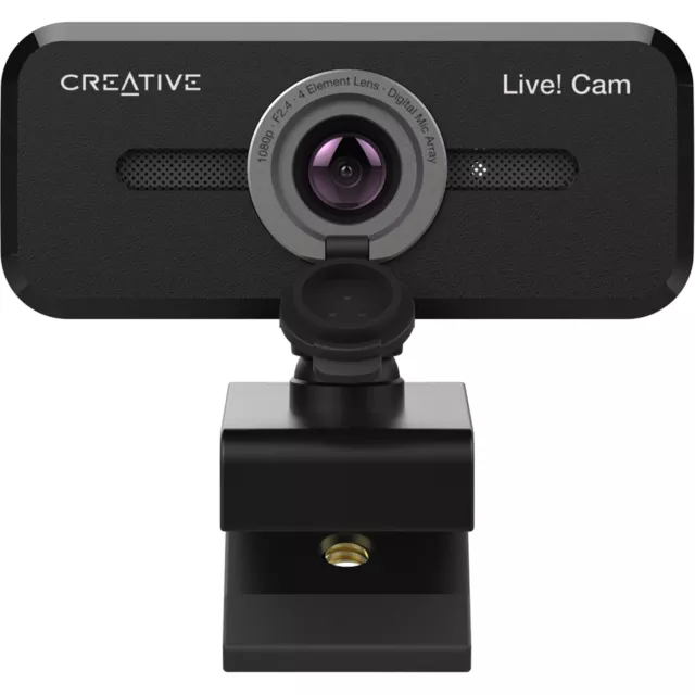 Creative Live! Cam Sync 1080p V2, Webcam, schwarz
