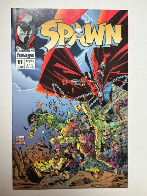 Spawn #11 Comic Book Todd McFarlane June 1993 Issue Image Comics