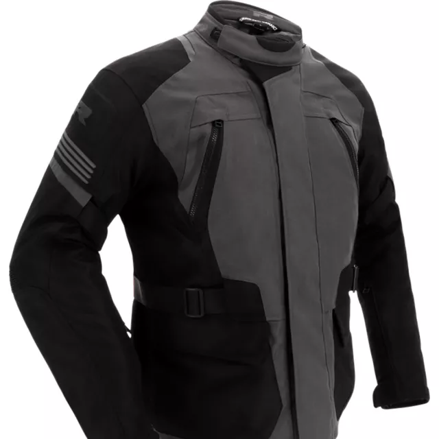 Richa Phantom 3 All Season Motorcycle Touring Textile Jacket Black / Titanium 3