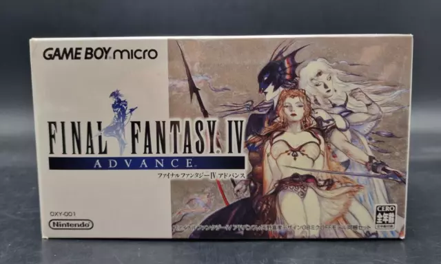 Console Nintendo Game Boy Micro Final Fantasy IV Advance 4 GBA NTSC-J JAP Boxed