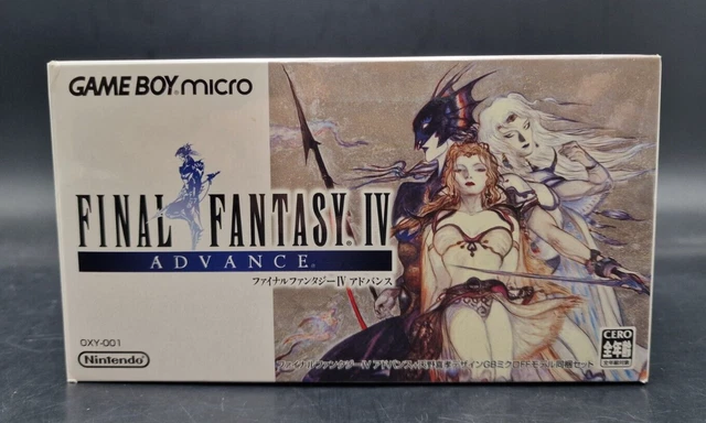 Console Nintendo Game Boy Micro Final Fantasy IV Advance 4 GBA NTSC-J JAP Boxed