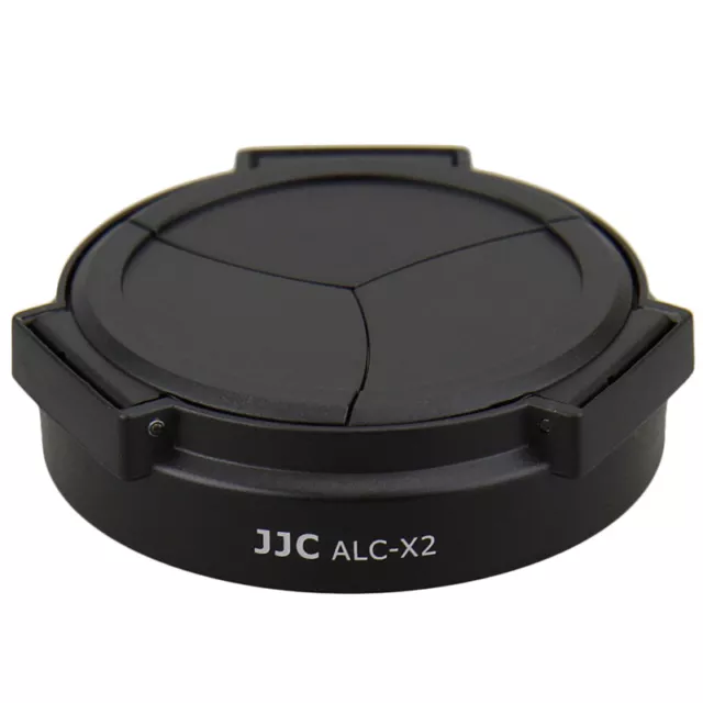 JJC Self Retaining Auto Open Close Lens Cap for Leica X1 X2 Camera-Black