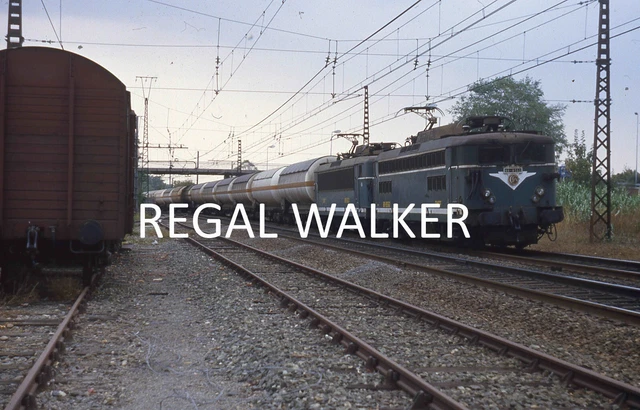 Original 35Mm Sncf French Railway Slide Loco's - Bb 8562 & 85*** At St Jory 1985