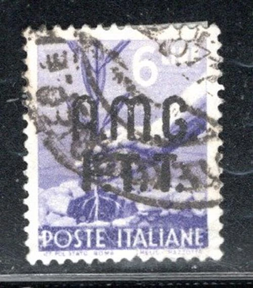 Italy  Italian Trieste Overprint Amg Ftt  Stamps Used Lot 1026Ar