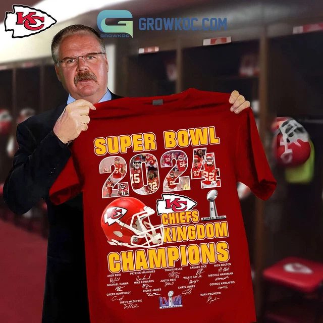 SALE!! 2024 KANSAS City Chiefs Football Team Super Bowl LVIII Champions