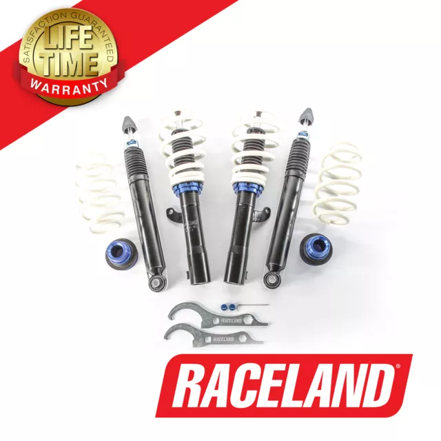 Raceland Vw Golf Mk5 2.0Tdi Primo Adjustable Damping Coilovers Suspension Kit