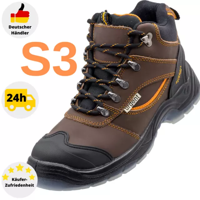 Chaussures de securite et travail pour homme Paire basse en cuir Norme  EN345 S3 Taille - 47