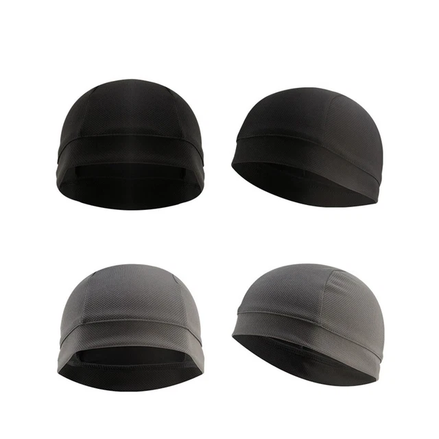 3 Pièce Cyclisme Skull Cap Calotte Doublure De Casque De Refroidissement élastique Bonnet Pour Moto