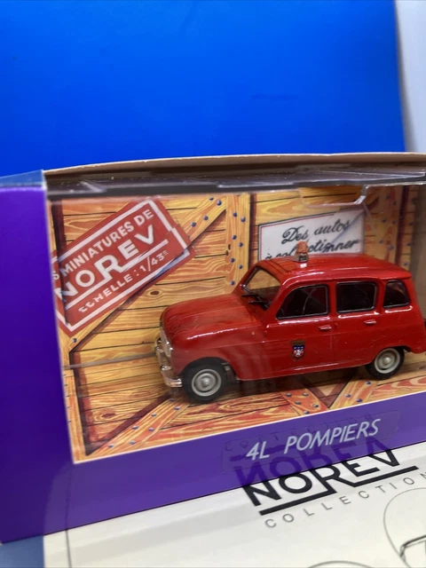 Modèle 1/64 Renault 4L Pompiers SDIS - NOREV - Réf 319251-4LP - NEUF