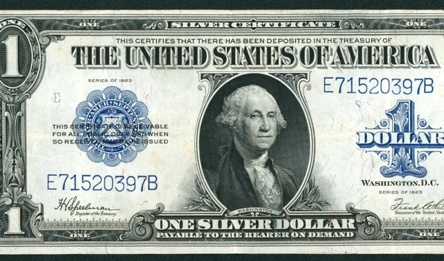 $1 1923 ((HIGHER GRADE VF+++)) Silver Certificate ** DAILY CURRENCY AUCTION