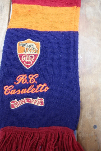 AS ROMA SCIARPA SCARF BUFANDA SCHAL ANNI '80 ULTRA' ROMA #8