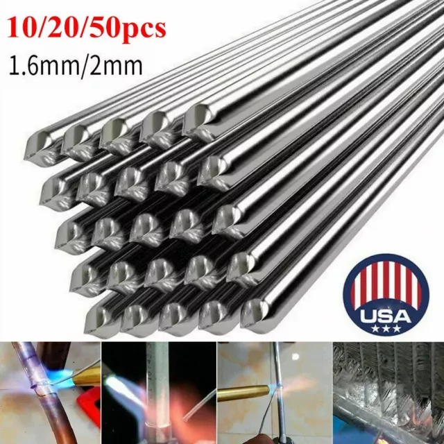 10/50Pcs Durafix Aluminium Welding Rods Brazing Easy Solder Low Temperature Rods