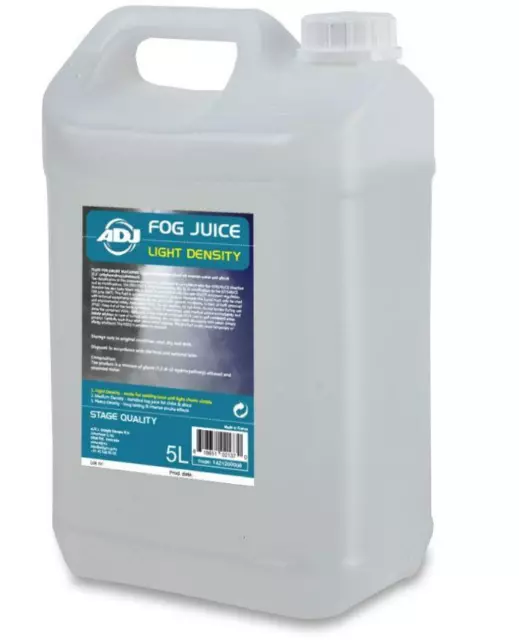 American DJ Fog Juice Light 5 Litres, Smoke Machine Fluid