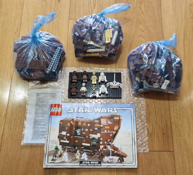 Lego Star Wars 10144 Sandcrawler Set🔻EXCELLENT CONDITION/INC. 9 OF 11 FIGURES🔻