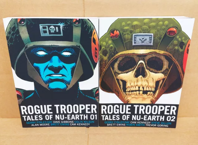 ROGUE TROOPER Tales of Nu-Earth Vol. 1 & 2 TPB Book Set Lot 2000AD Comics