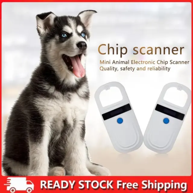 Pet Microchip Scanner ISO 11784 11785 FDX-B ID64 Handheld RFID Pet ID Tag Reader