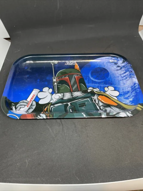 Premium Rolling Tray R & M Space Fight 5'' x 7