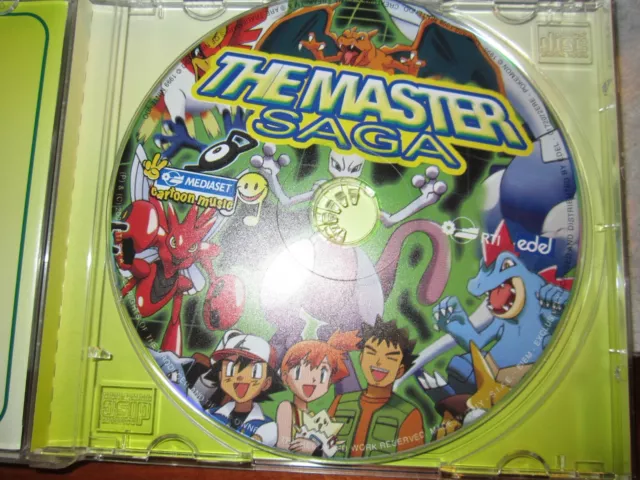 The Master Saga Audio Cd Per Bambini Usato Pokemon Buone Condizioni Leggi 3