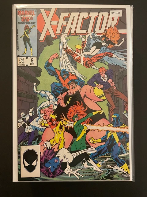 X-Factor vol.1 #9 1986 High Grade 8.0 Marvel Comic Book D44-113