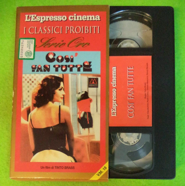 VHS FILM COSI' FAN TUTTE Tinto Brass Claudia Koll L'ESPRESSO oro (F6*) no dvd EUR 3,44 PicClick IT VHS FILM COSI' FAN TUTTE Tinto Brass Claudia Koll L'ESPRESSO oro (F6*) no dvd EUR 3,44 PicClick IT