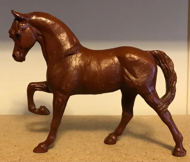 Large Red Mill Horse made of Crushed Pecan Shells