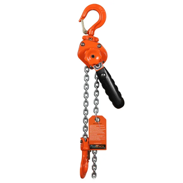 Prowinch 1/2 Ton  Mini Lever Chain Hoist 5 ft. G100 Chain