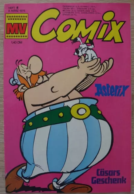 Mickyvision   MV Comix   1975  Heft 5     Ehapa  mit Asterix