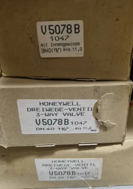 Honeywell V5078B1047 Valve 3 Way