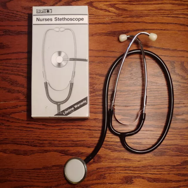 Labtron Nurses Stethoscope - NWT/Open Box - Black - K